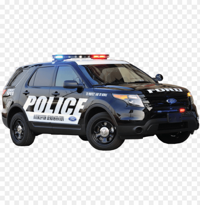Detail Transparent Cop Car Nomer 2
