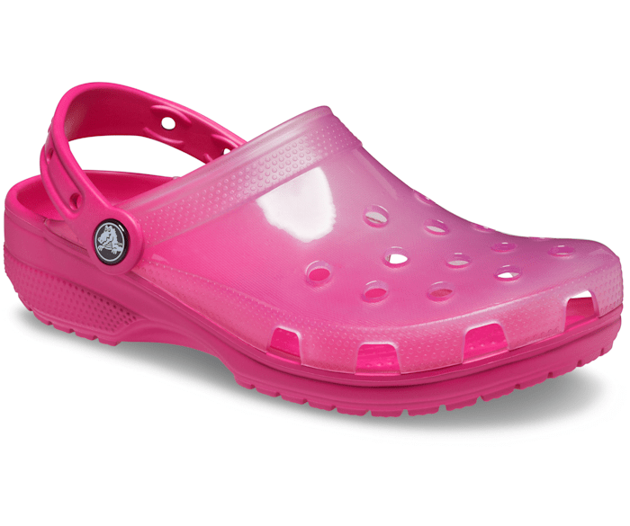 Detail Transparent Crocs Shoes Nomer 30