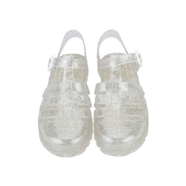 Detail Transparent Crocs Shoes Nomer 32