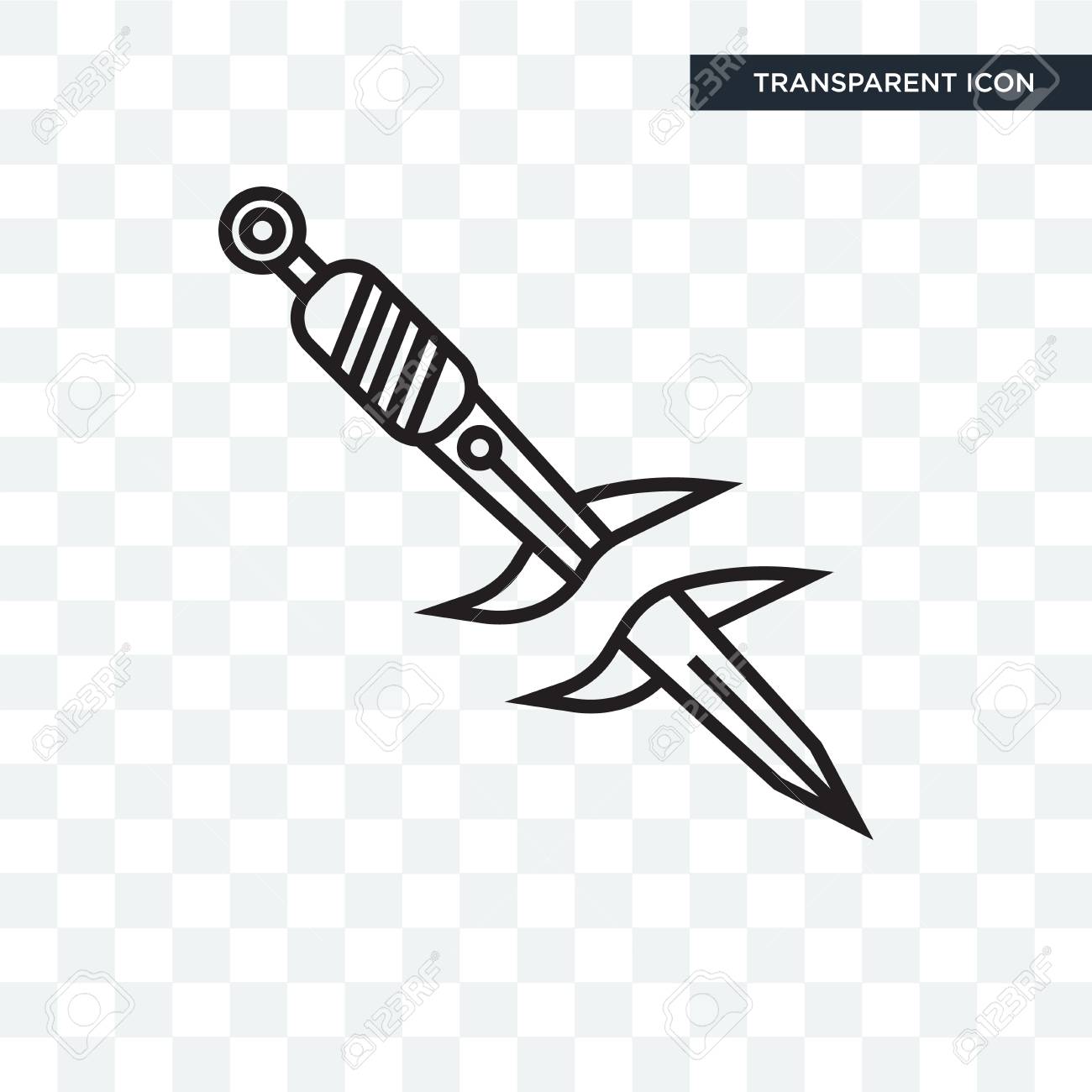Detail Transparent Dagger Nomer 29