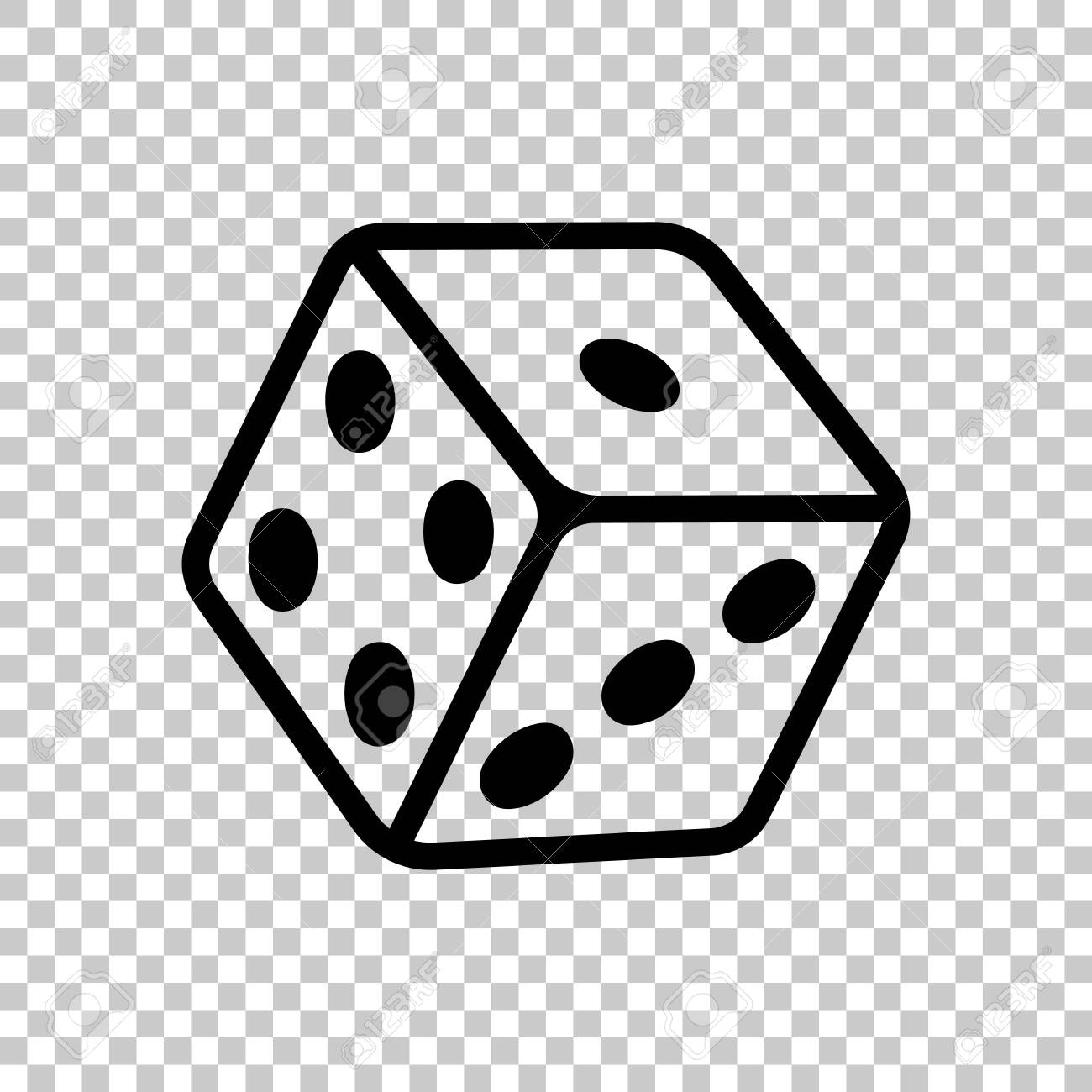 Detail Transparent Dice Image Nomer 35