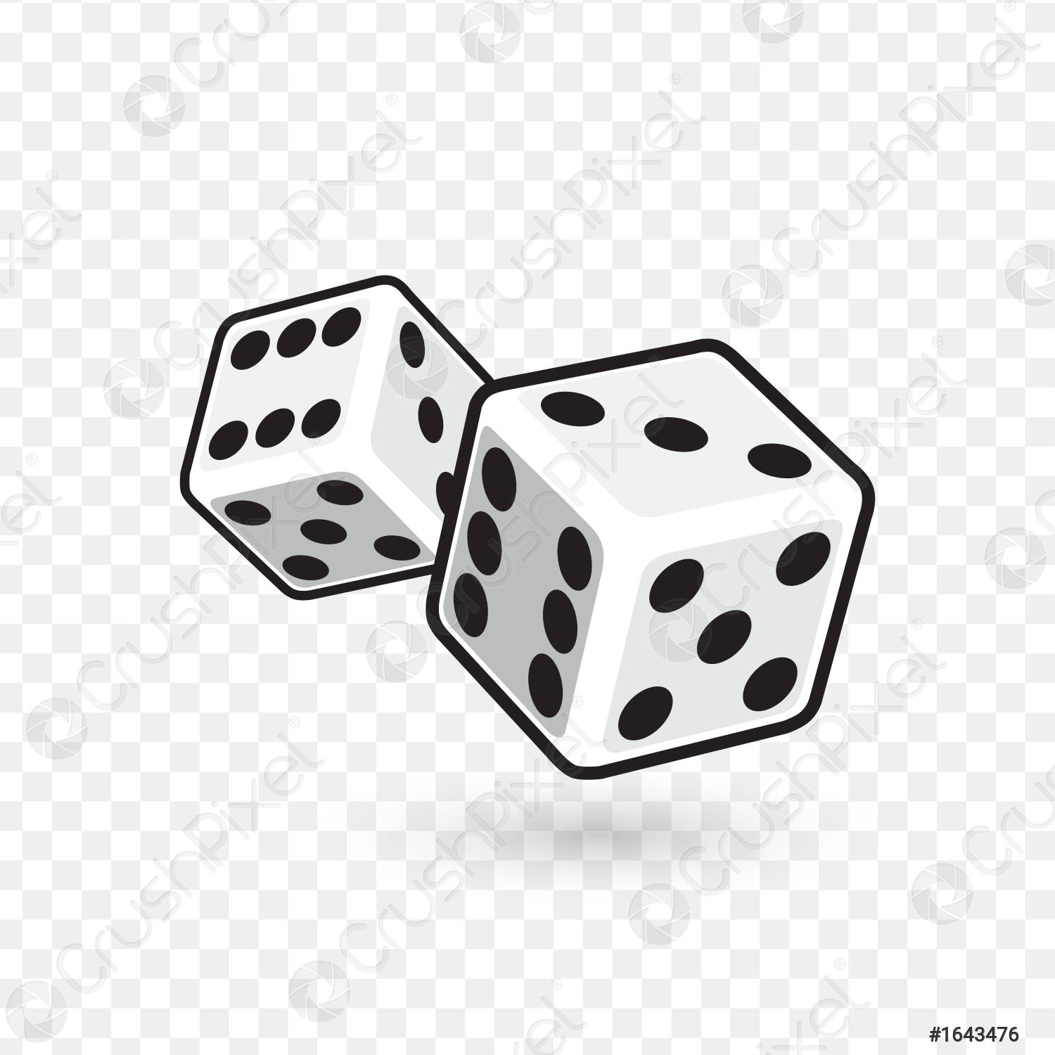 Detail Transparent Dice Image Nomer 47