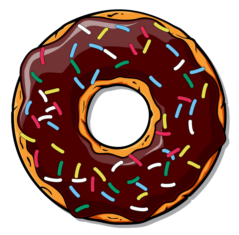Detail Transparent Donut Clipart Nomer 4