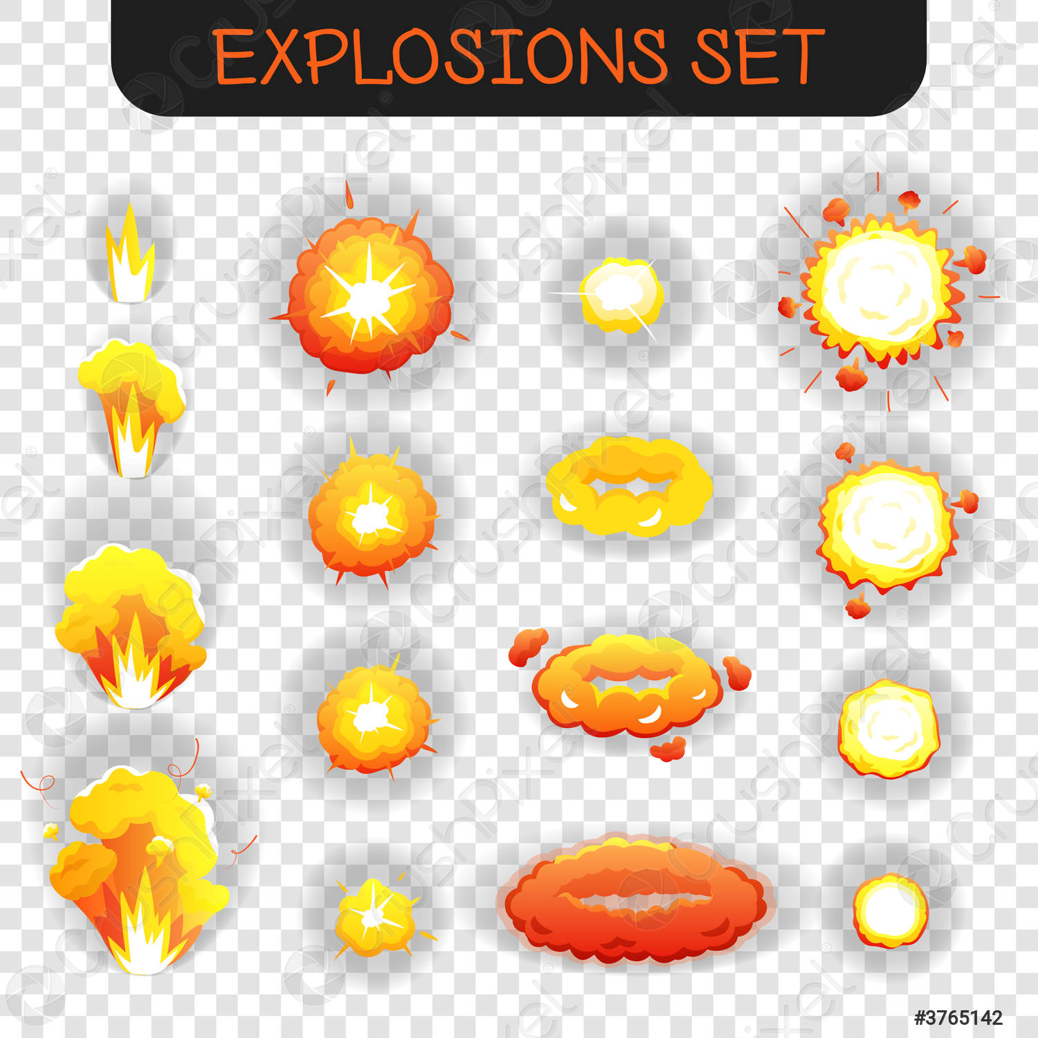 Detail Transparent Explosions Nomer 46
