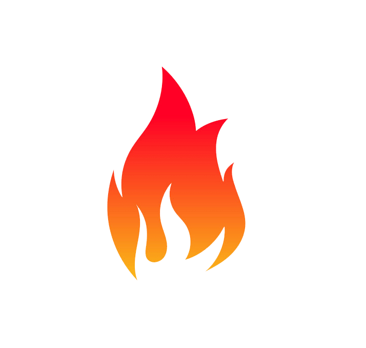 Detail Transparent Fire Clipart Nomer 11