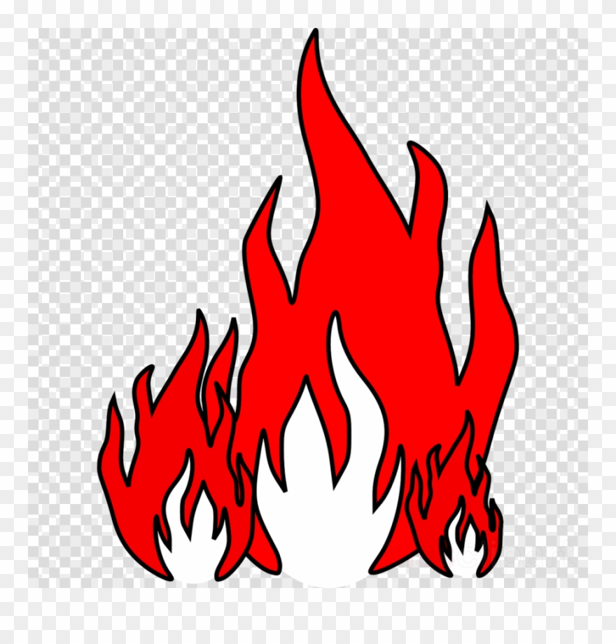 Detail Transparent Fire Clipart Nomer 34