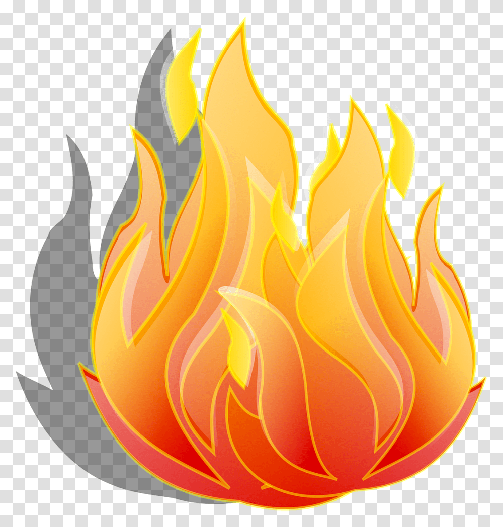 Detail Transparent Fire Clipart Nomer 52