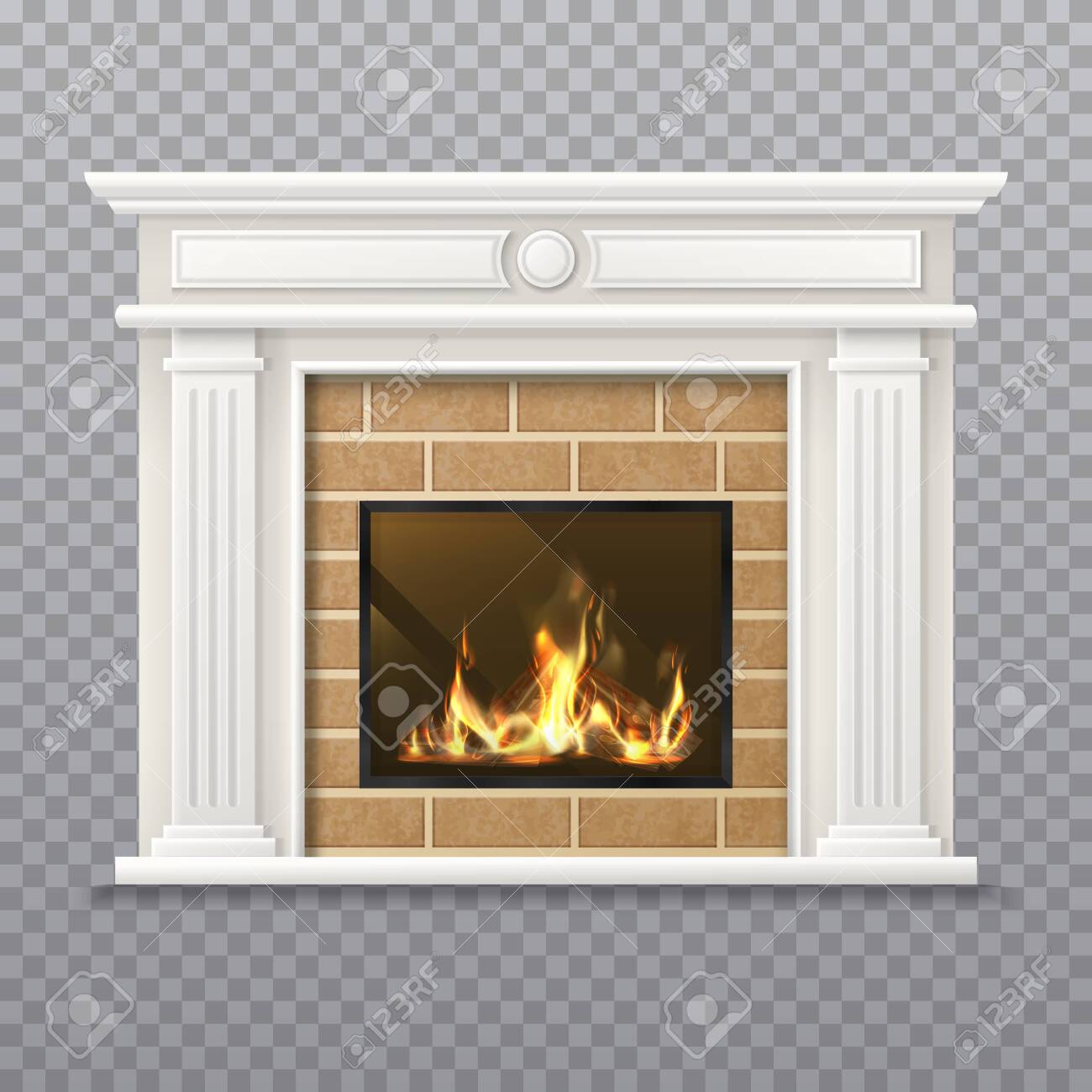 Transparent Fireplace - KibrisPDR