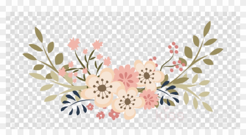 Detail Transparent Floral Clipart Nomer 19