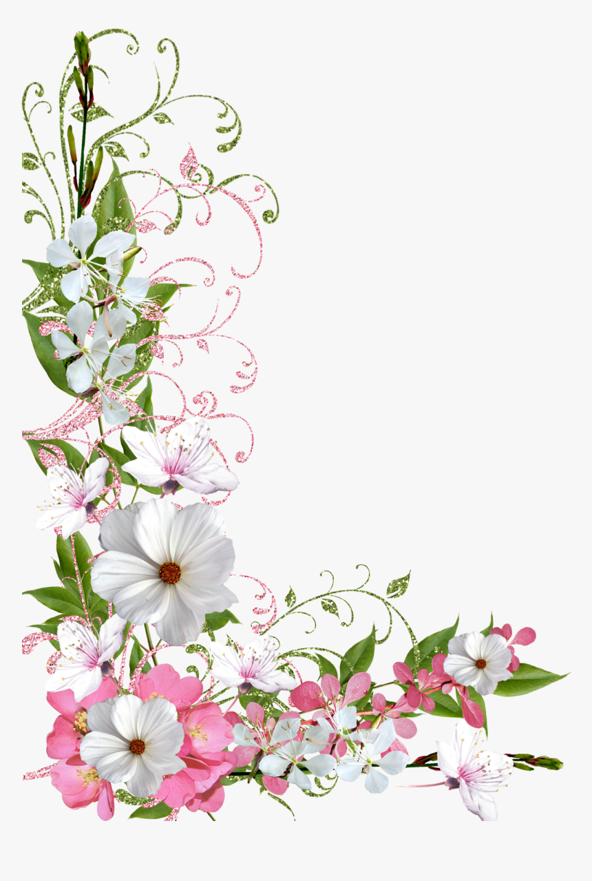 Detail Transparent Floral Clipart Nomer 42