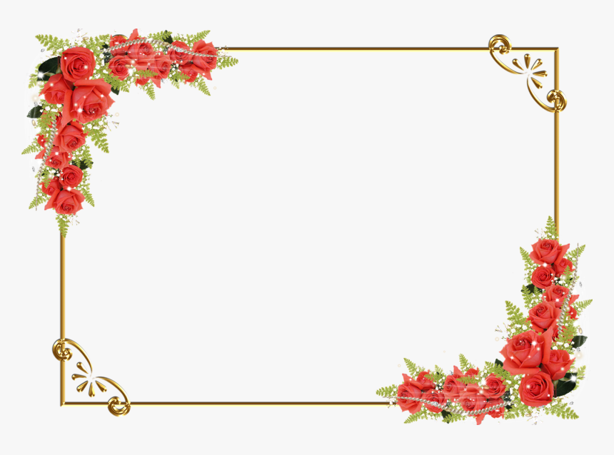 Transparent Flower Border Png - KibrisPDR