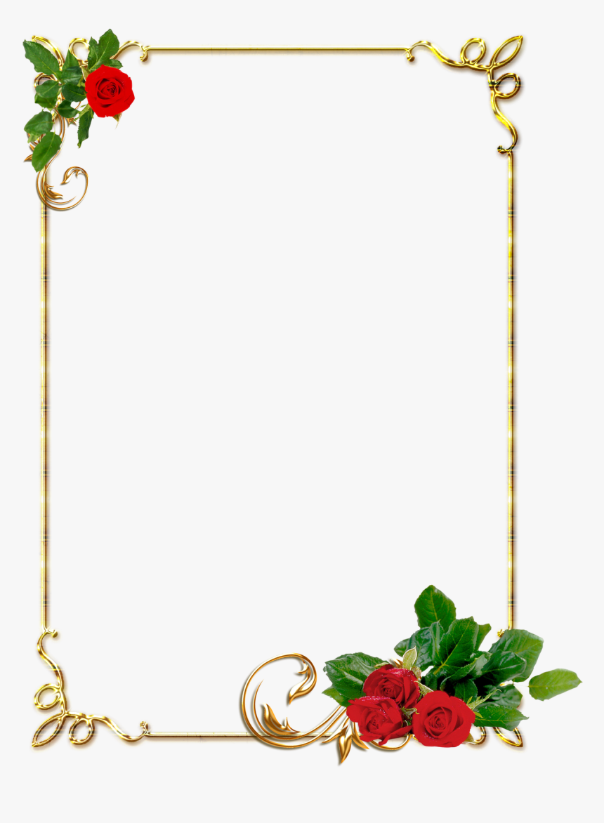 Detail Transparent Flower Border Png Nomer 16