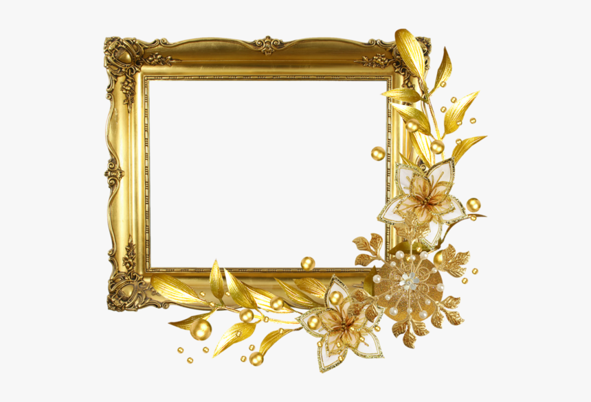 Detail Transparent Flower Frame Nomer 47