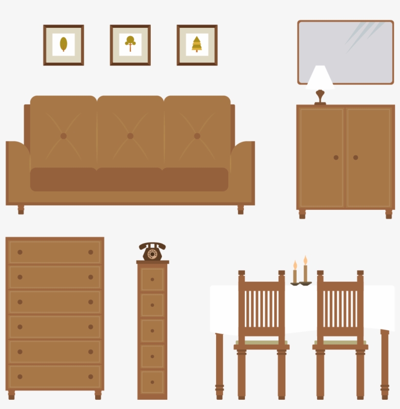 Detail Transparent Furniture Clipart Nomer 34