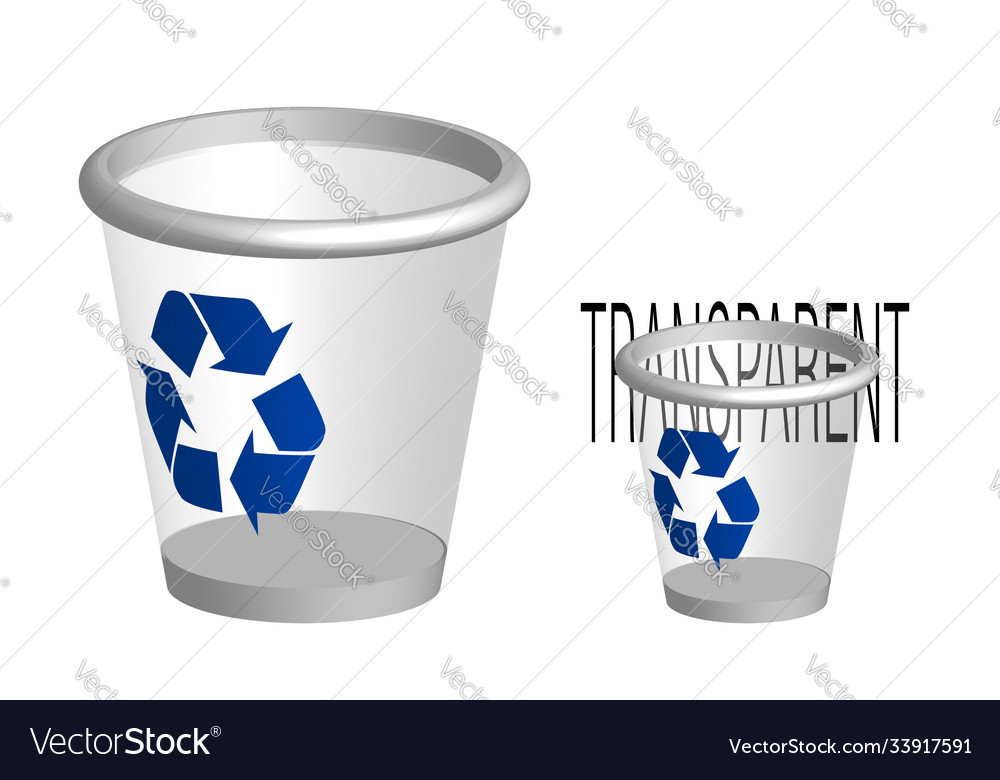 Detail Transparent Garbage Can Nomer 48
