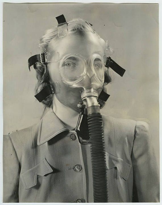 Detail Transparent Gas Mask Nomer 22