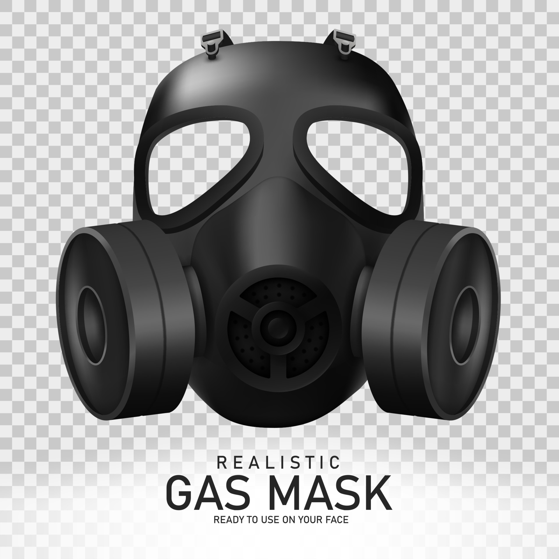 Detail Transparent Gas Mask Nomer 41