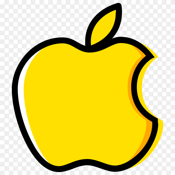 Detail Transparent Gold Apple Logo Nomer 35