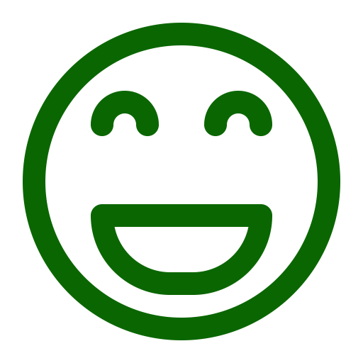Detail Transparent Green Smiley Face Nomer 40