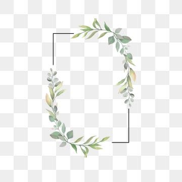 Detail Transparent Greenery Border Nomer 5