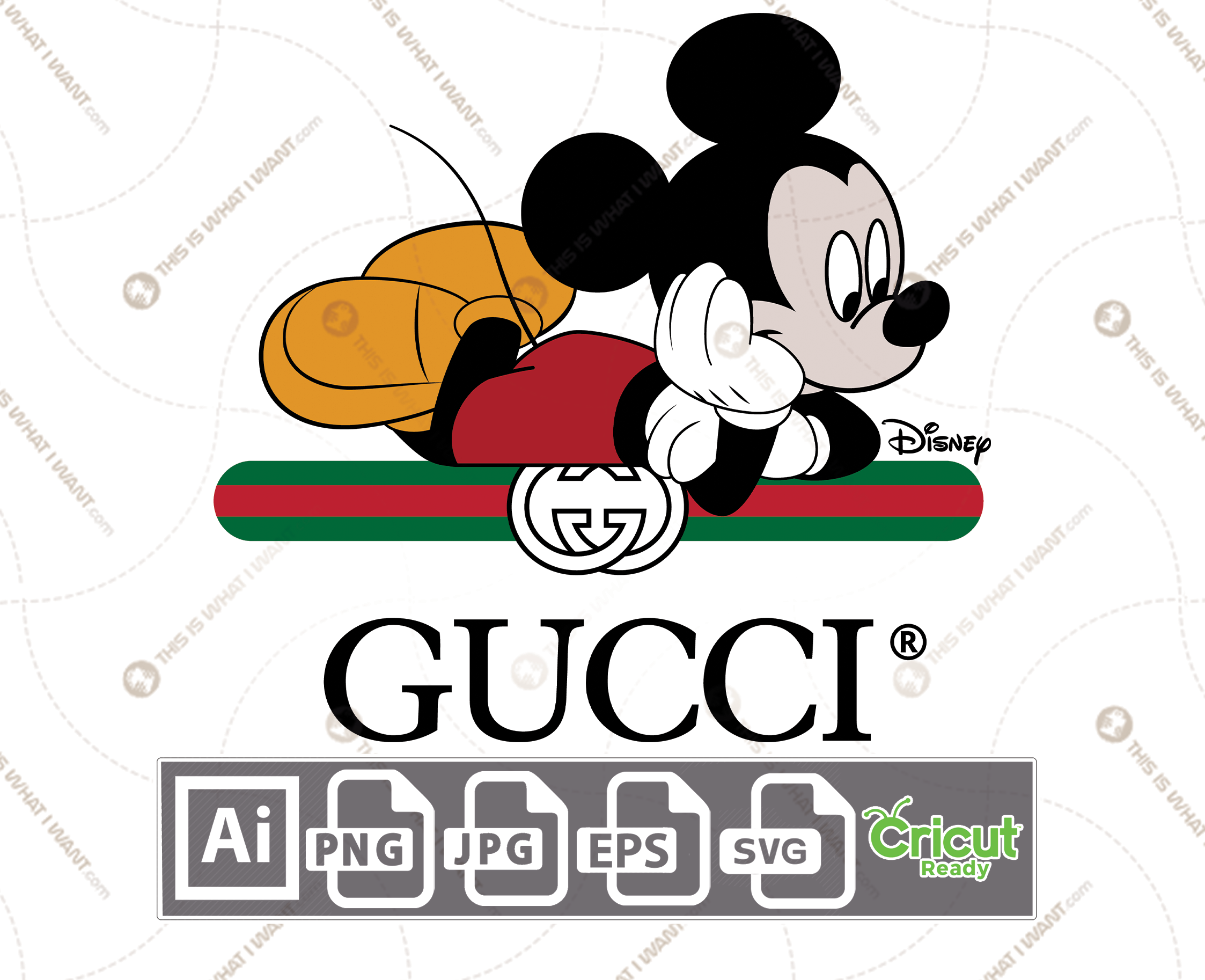 Detail Transparent Gucci Mickey Mouse Png Nomer 13