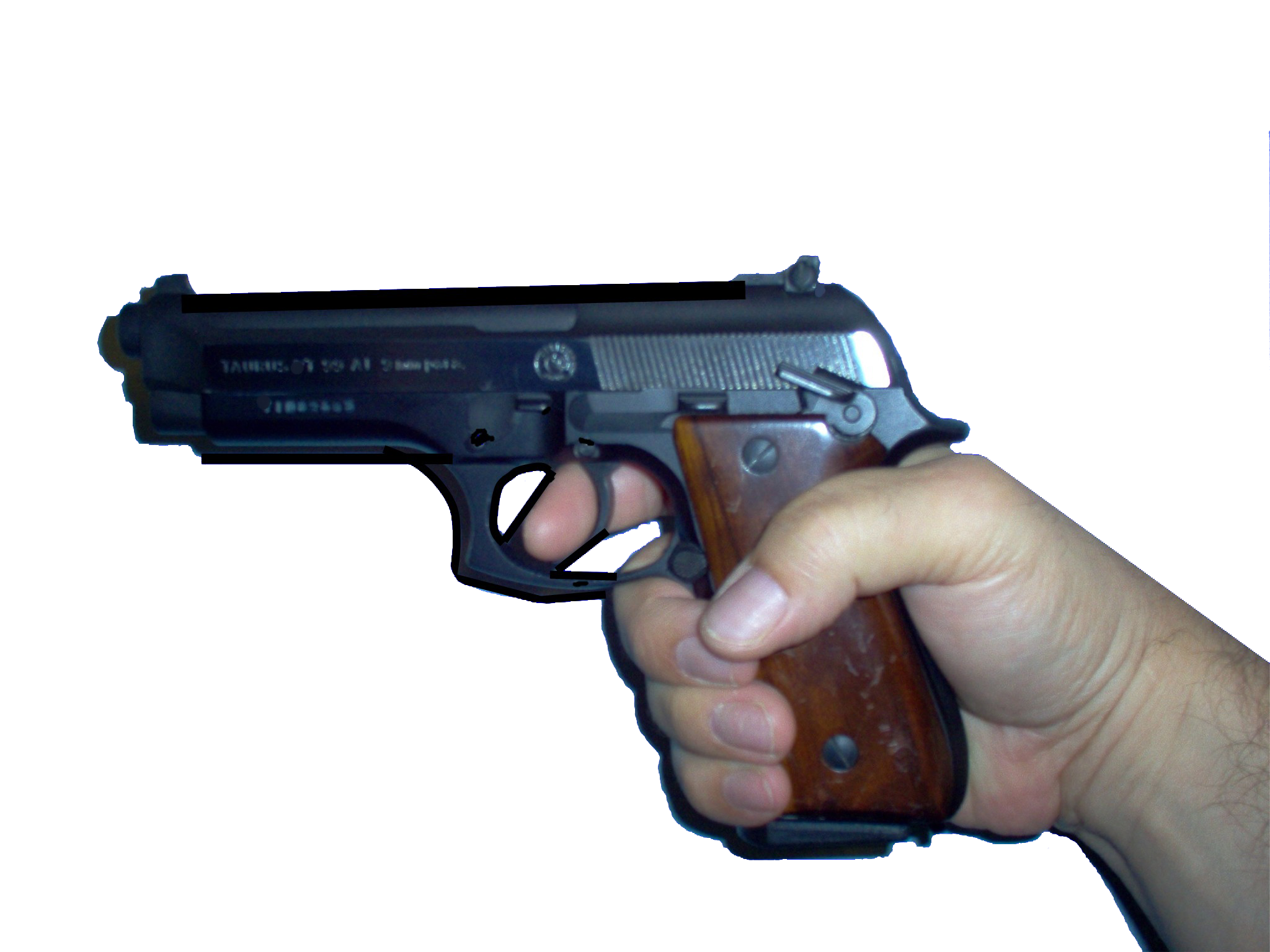 Detail Transparent Gun Image Nomer 10