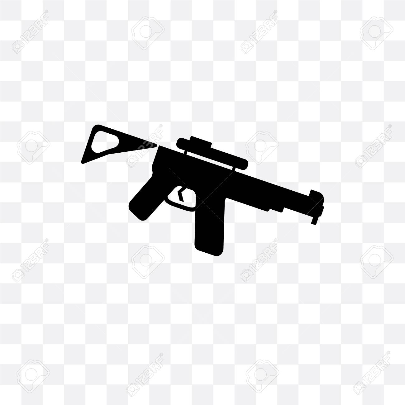 Detail Transparent Guns Nomer 38