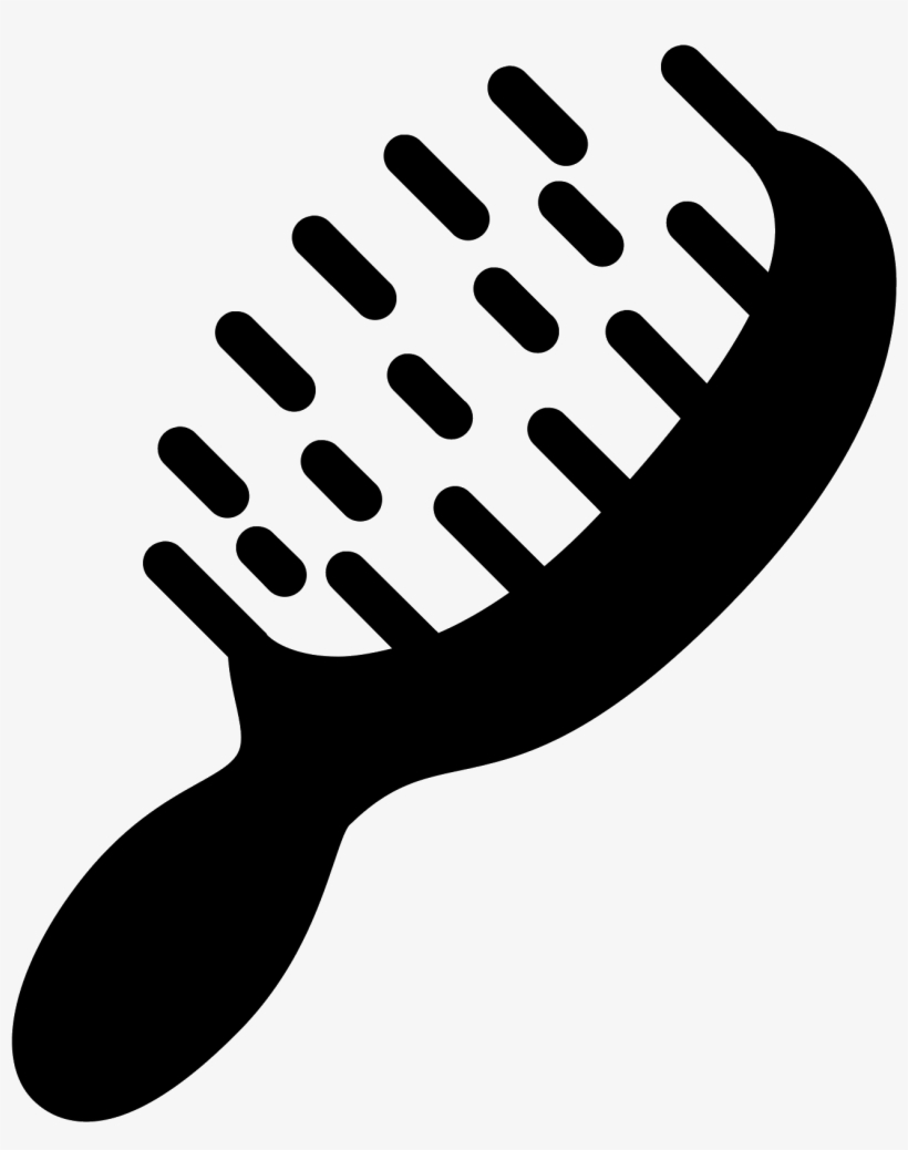 Detail Transparent Hair Brush Nomer 18