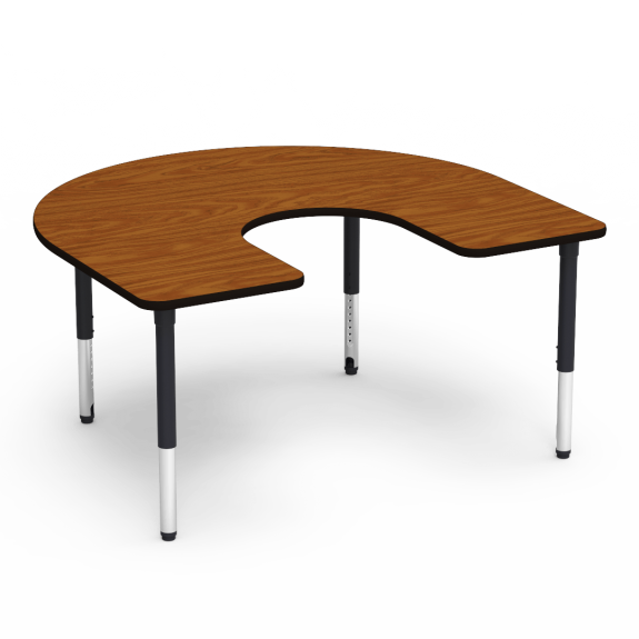 Detail Transparent Horseshoe Table Nomer 9