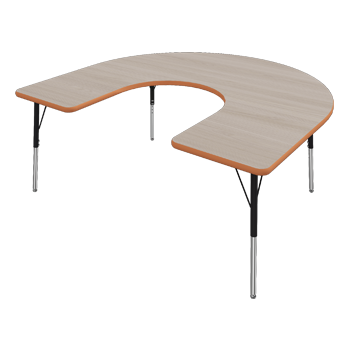 Detail Transparent Horseshoe Table Nomer 17