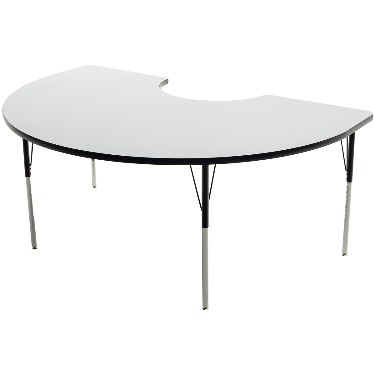 Detail Transparent Horseshoe Table Nomer 19