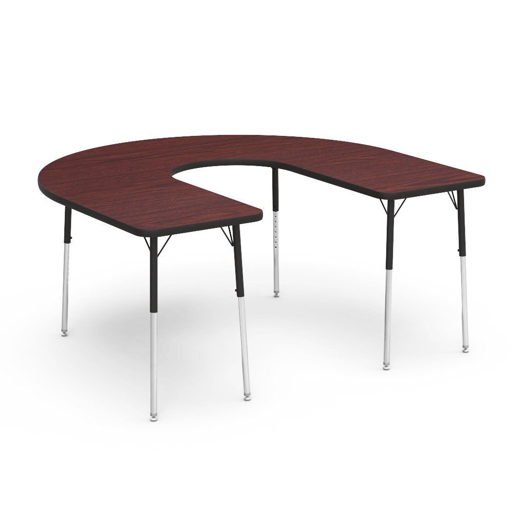 Detail Transparent Horseshoe Table Nomer 28