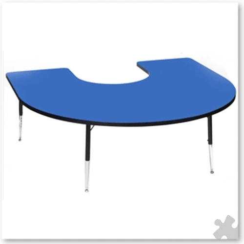 Detail Transparent Horseshoe Table Nomer 36
