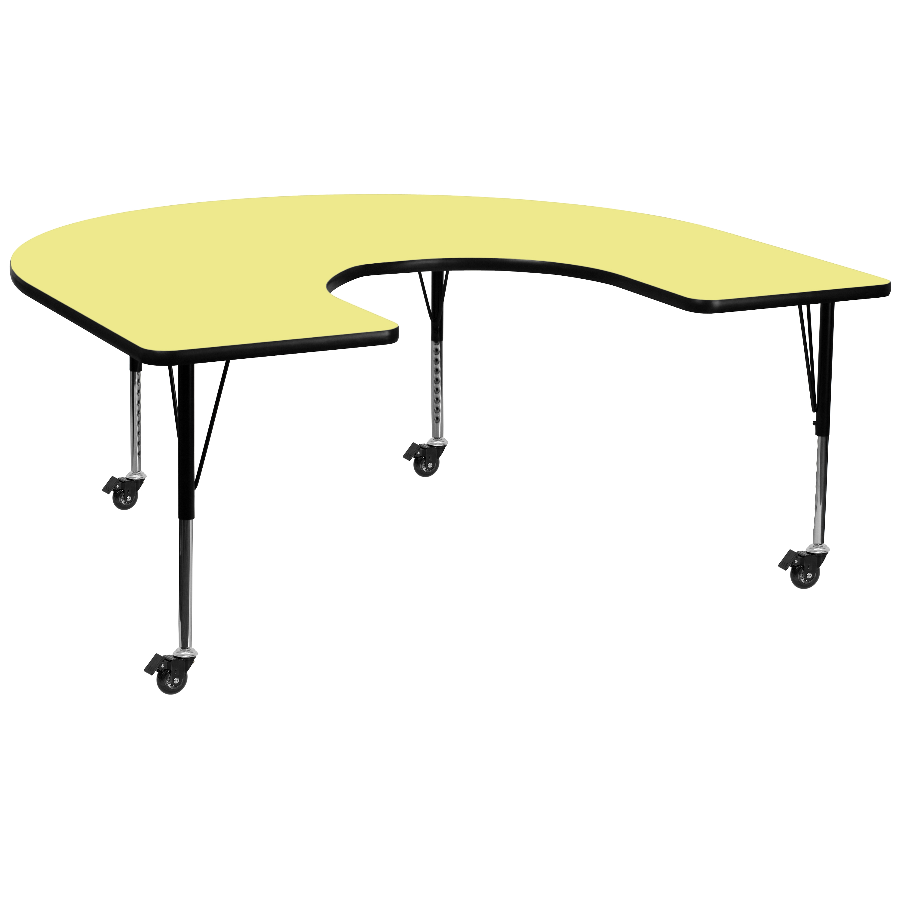 Detail Transparent Horseshoe Table Nomer 39