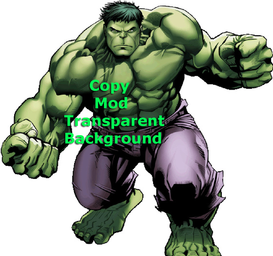 Detail Transparent Hulk Nomer 22