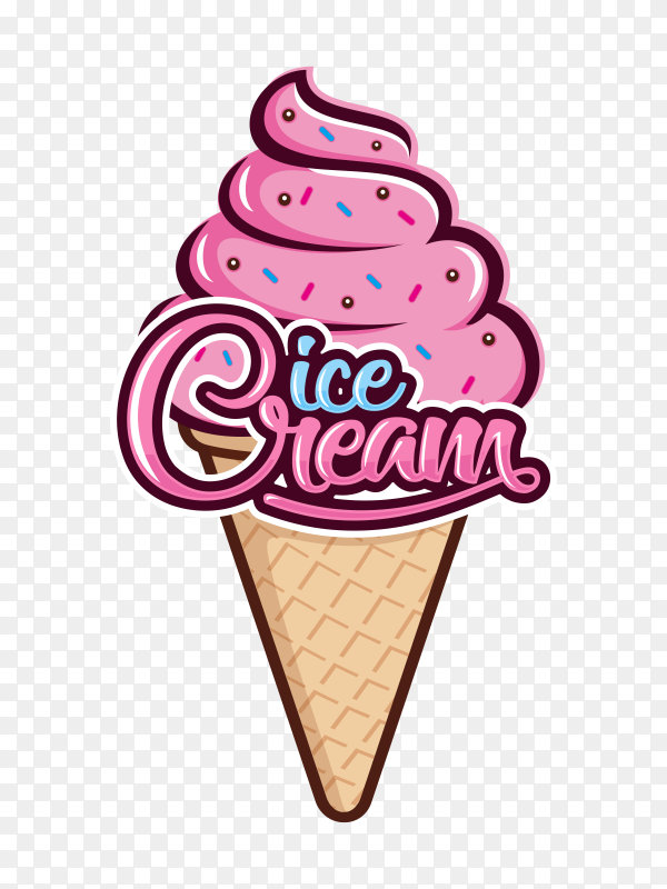 Detail Transparent Ice Cream Nomer 43