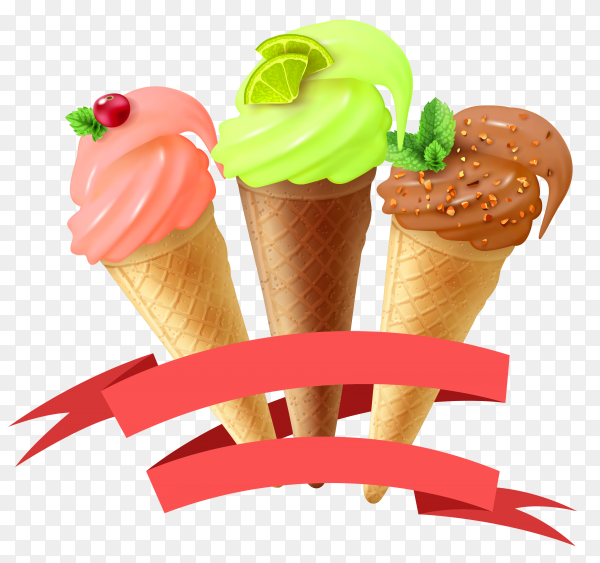 Detail Transparent Ice Cream Nomer 47