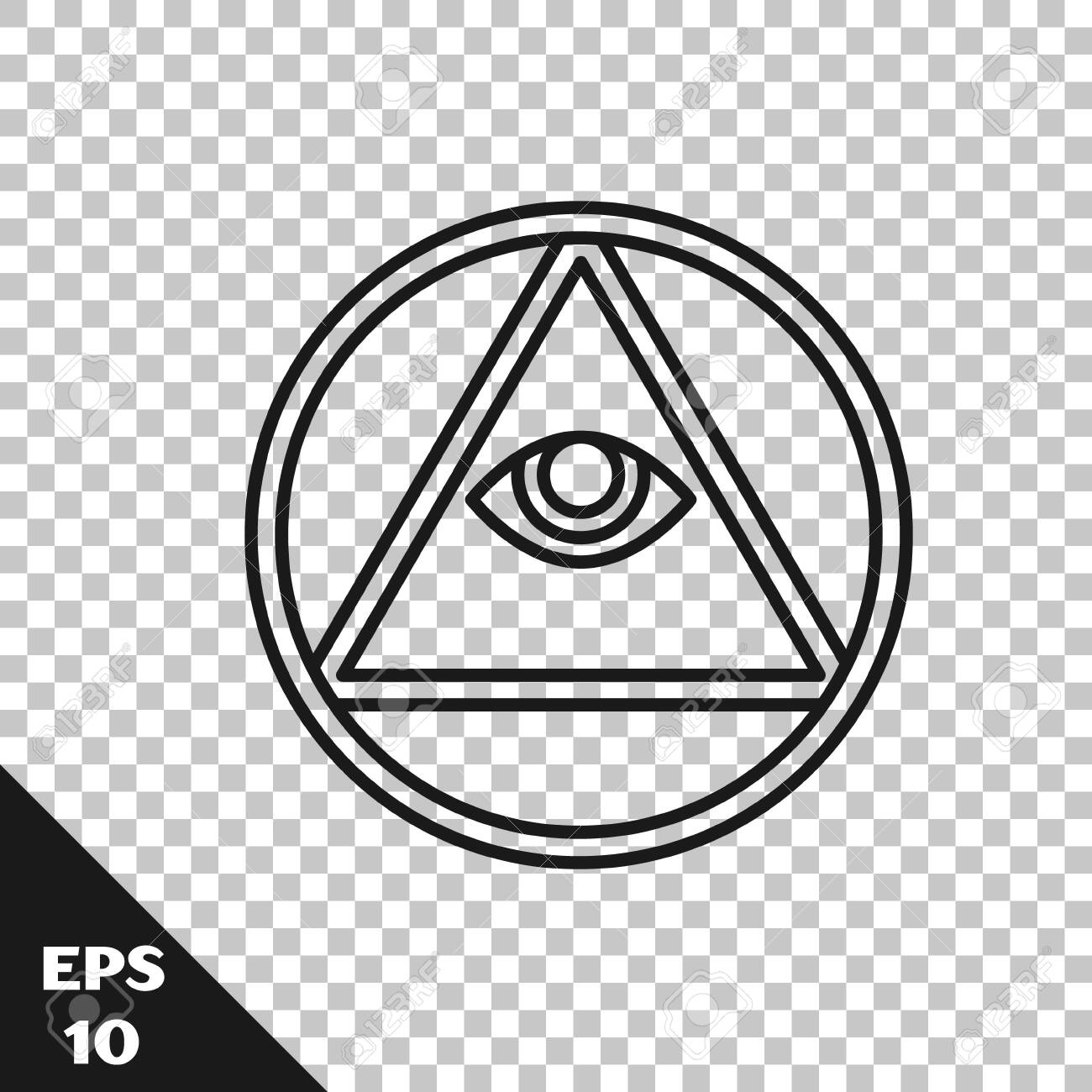 Detail Transparent Illuminati Symbol Nomer 30