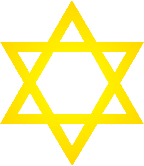 Detail Transparent Jewish Star Nomer 10