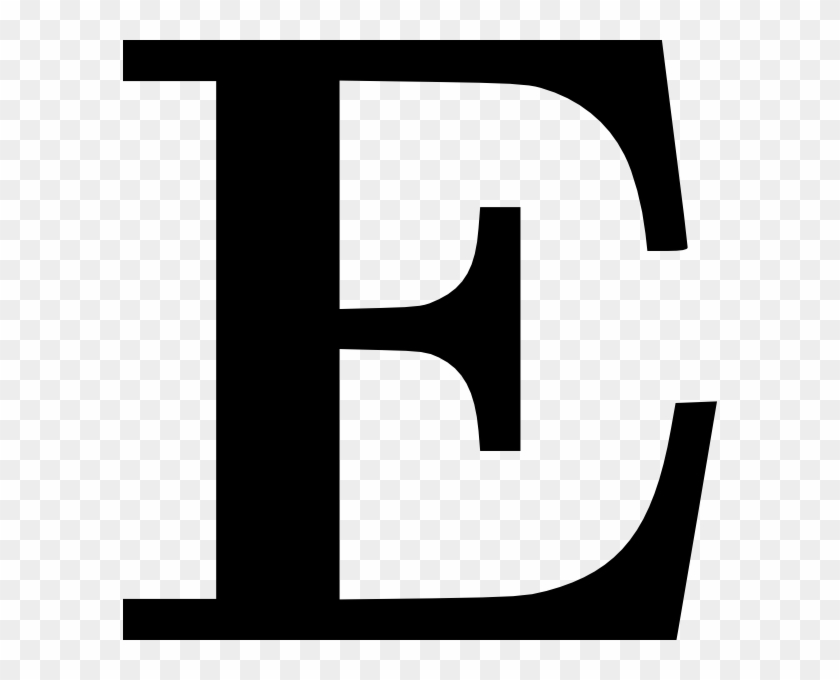 Detail Transparent Letter E Nomer 4