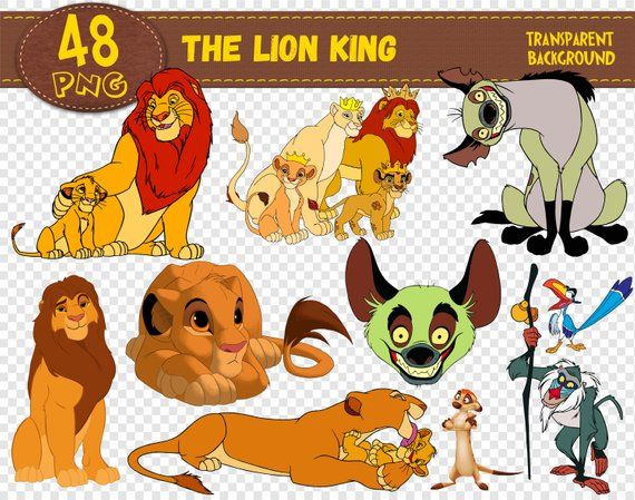 Detail Transparent Lion King Characters Nomer 53