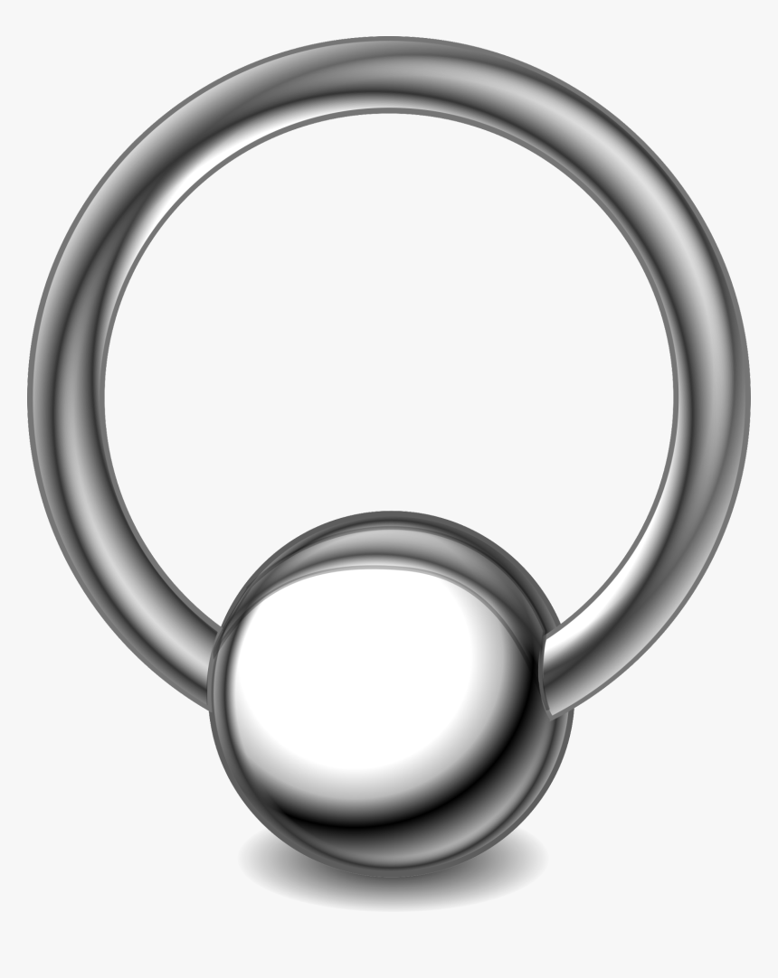 Detail Transparent Lip Ring Nomer 31