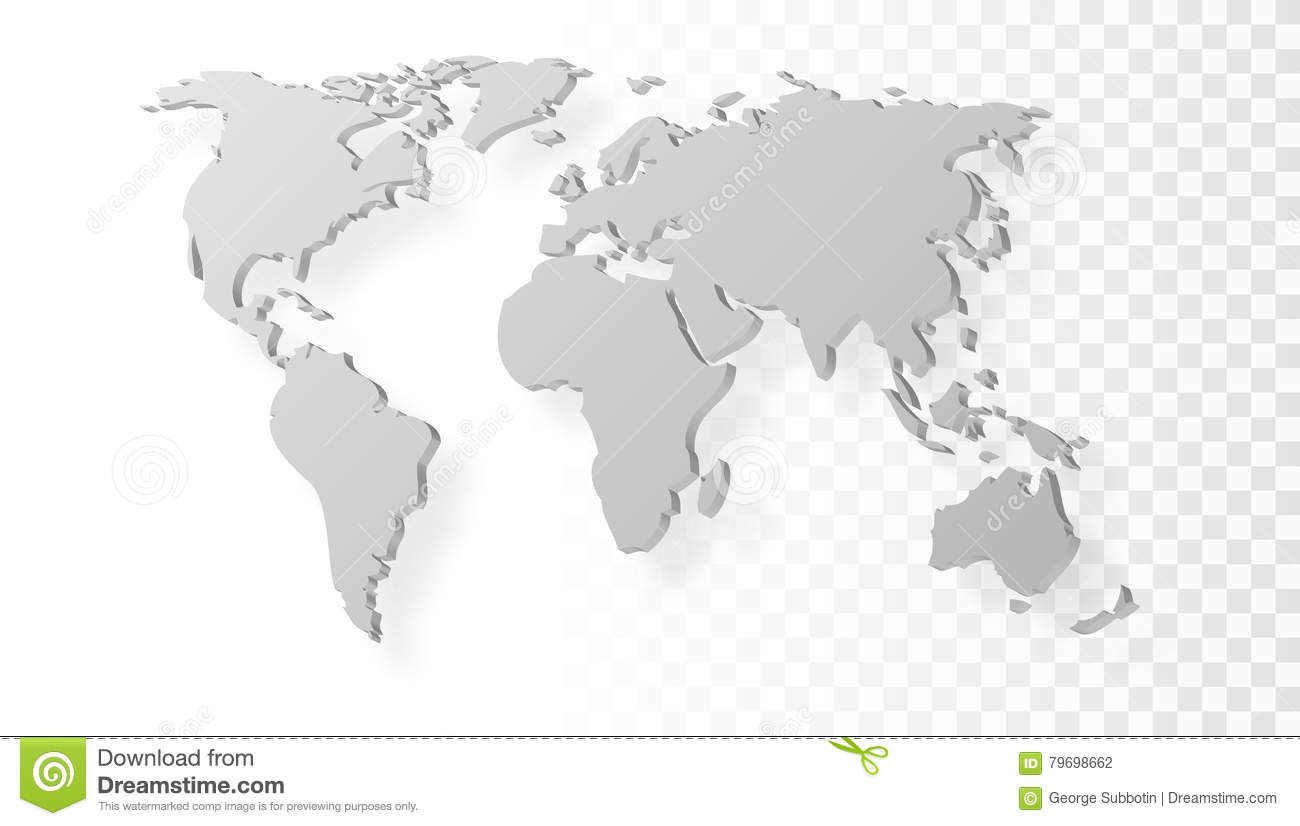 Detail Transparent Map Of The World Nomer 47