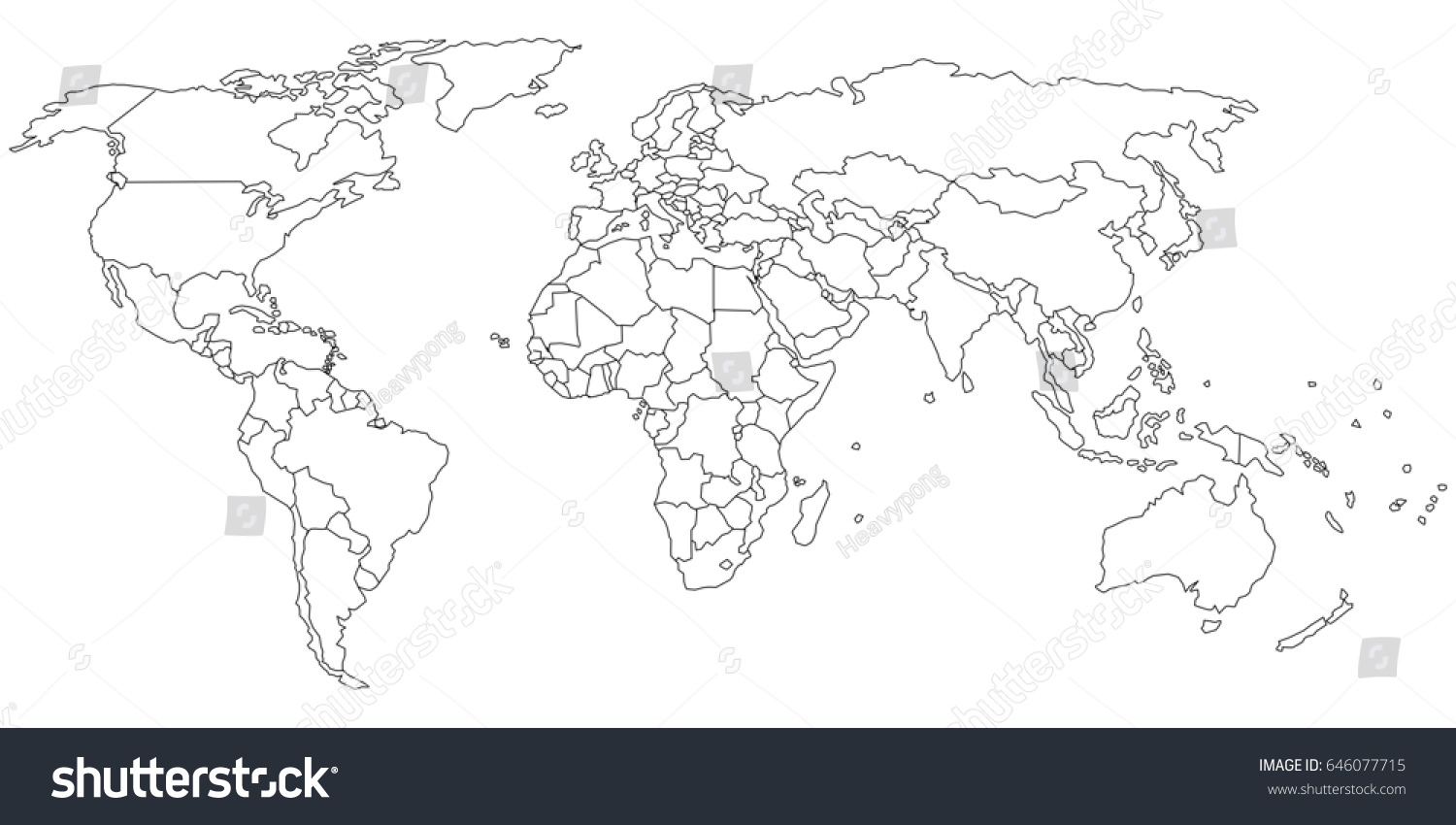 Detail Transparent Map Of The World Nomer 48
