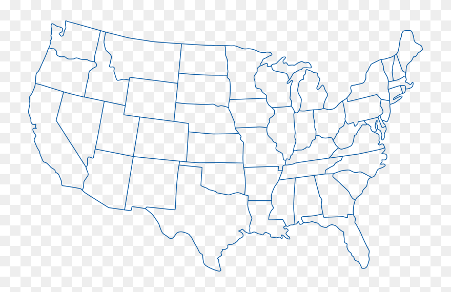 Detail Transparent Map Of Usa Nomer 24