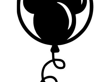 Detail Transparent Mickey Balloon Clipart Nomer 55