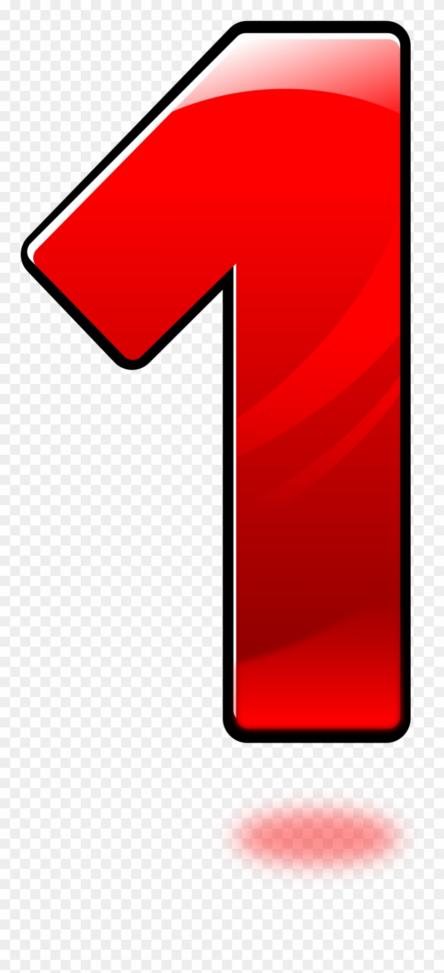 Detail Transparent Number 1 Nomer 7