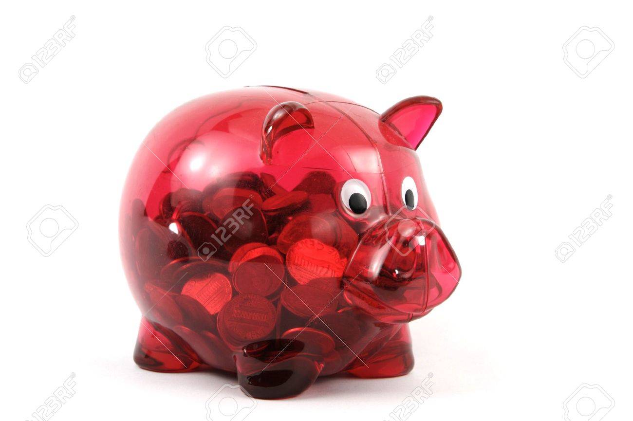 Detail Transparent Piggy Bank Nomer 55