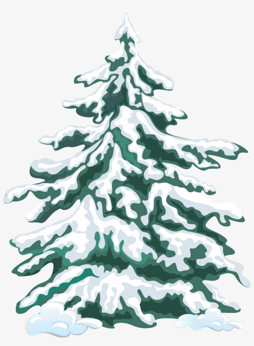 Detail Transparent Pine Tree Clipart Nomer 37