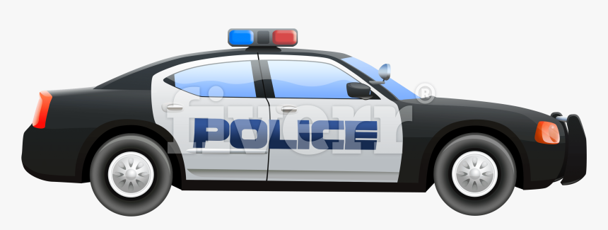 Detail Transparent Police Car Nomer 9